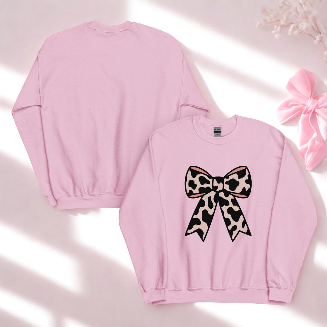 Cow Bow Sweatshirt