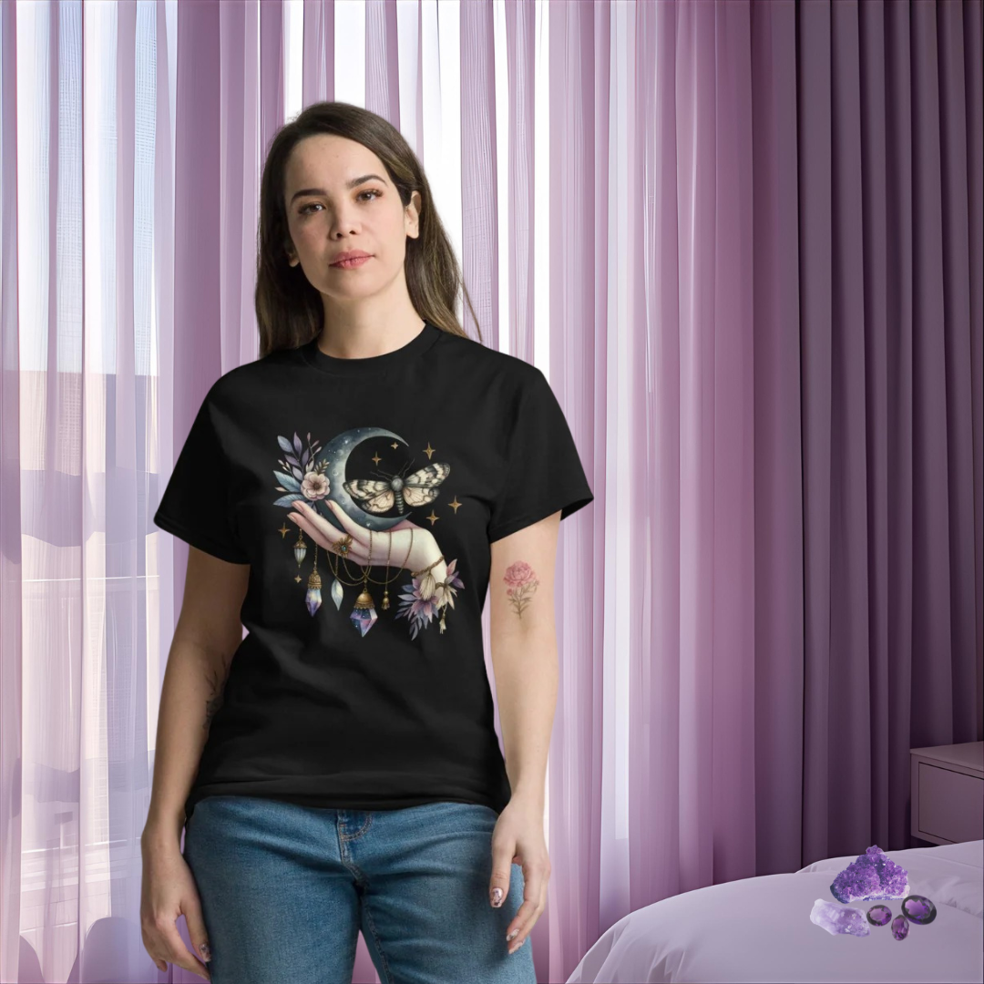 Mystic Moon & Moth Tee