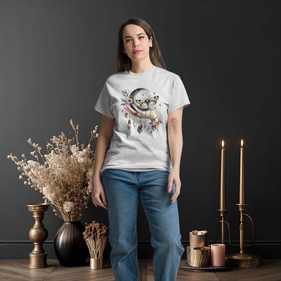 Mystic Moon & Moth Tee