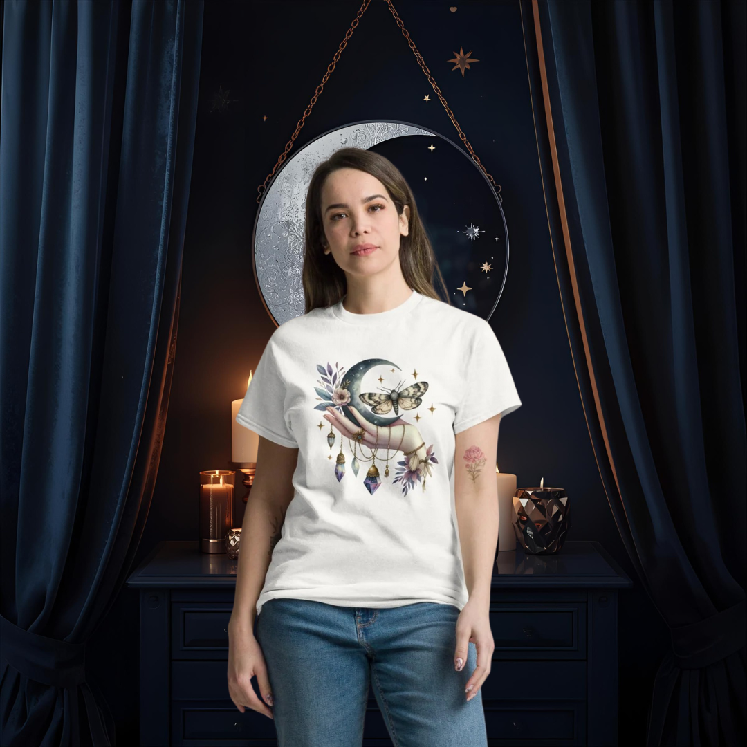 Mystic Moon & Moth Tee