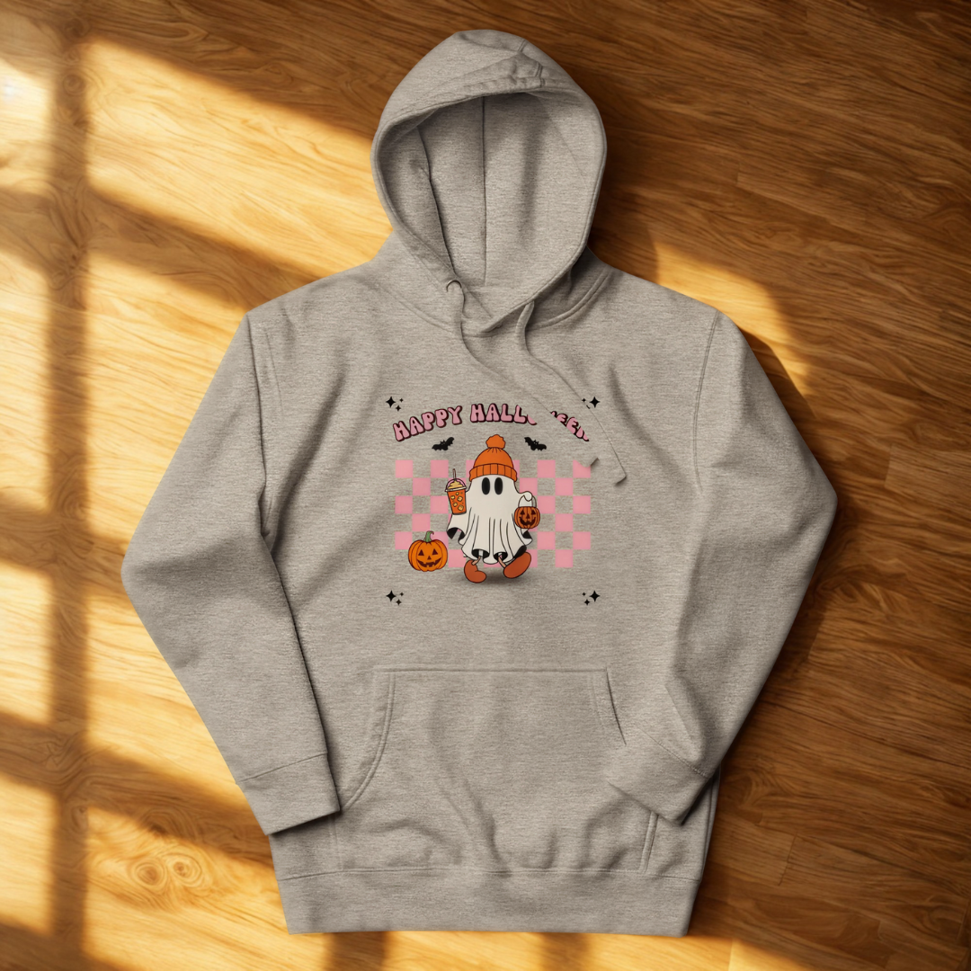 Checkered Ghost Hoodie
