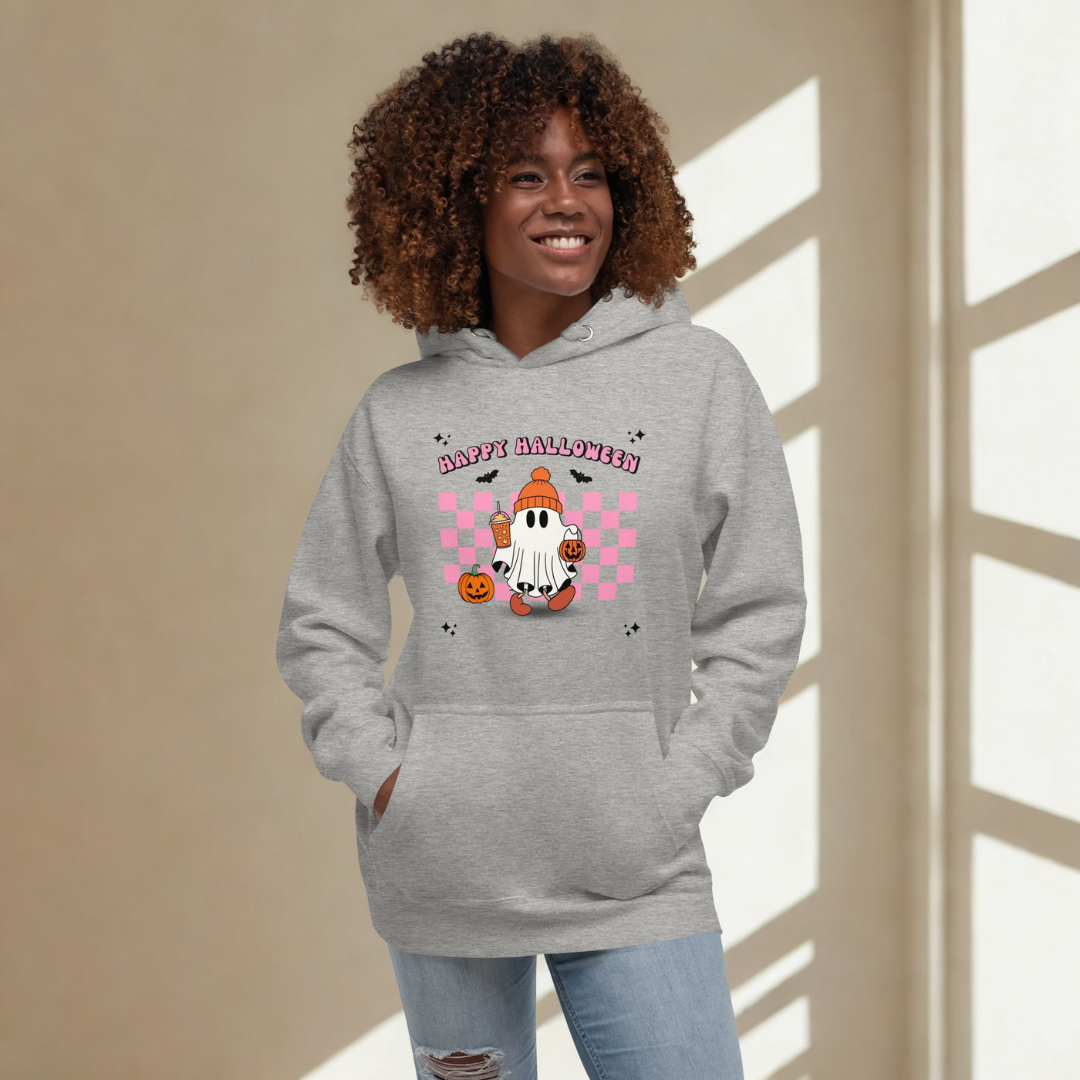 Checkered Ghost Hoodie