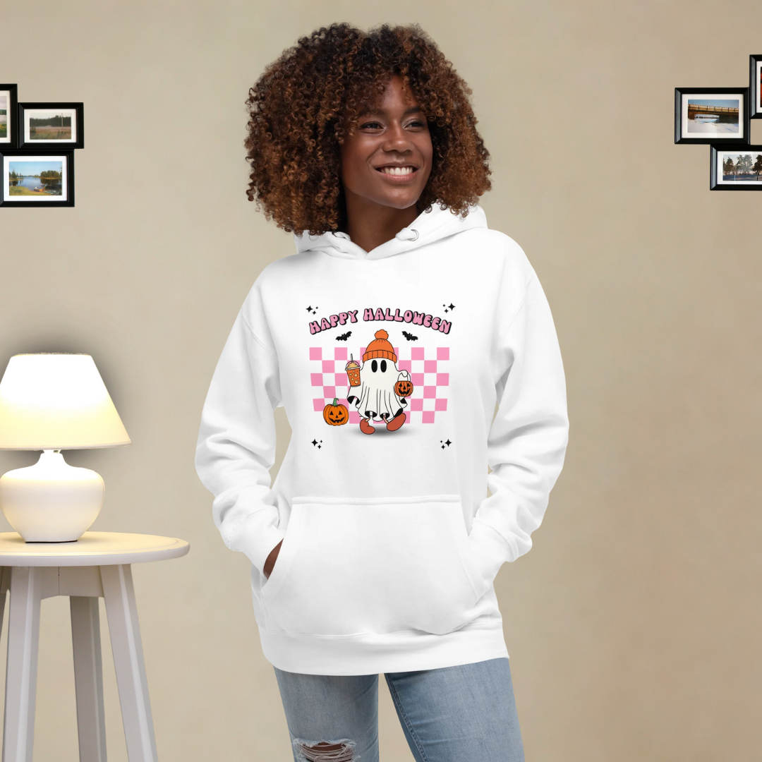 Checkered Ghost Hoodie