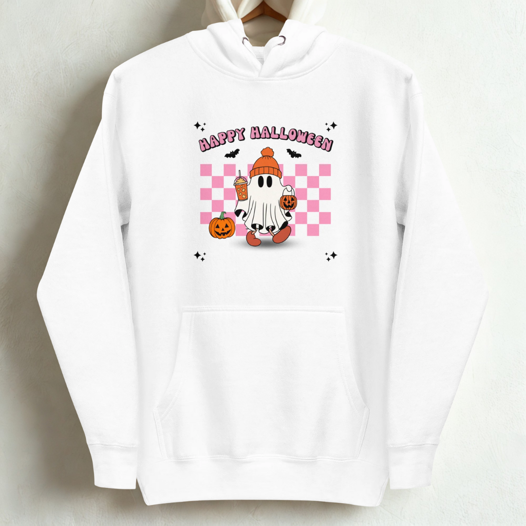 Checkered Ghost Hoodie