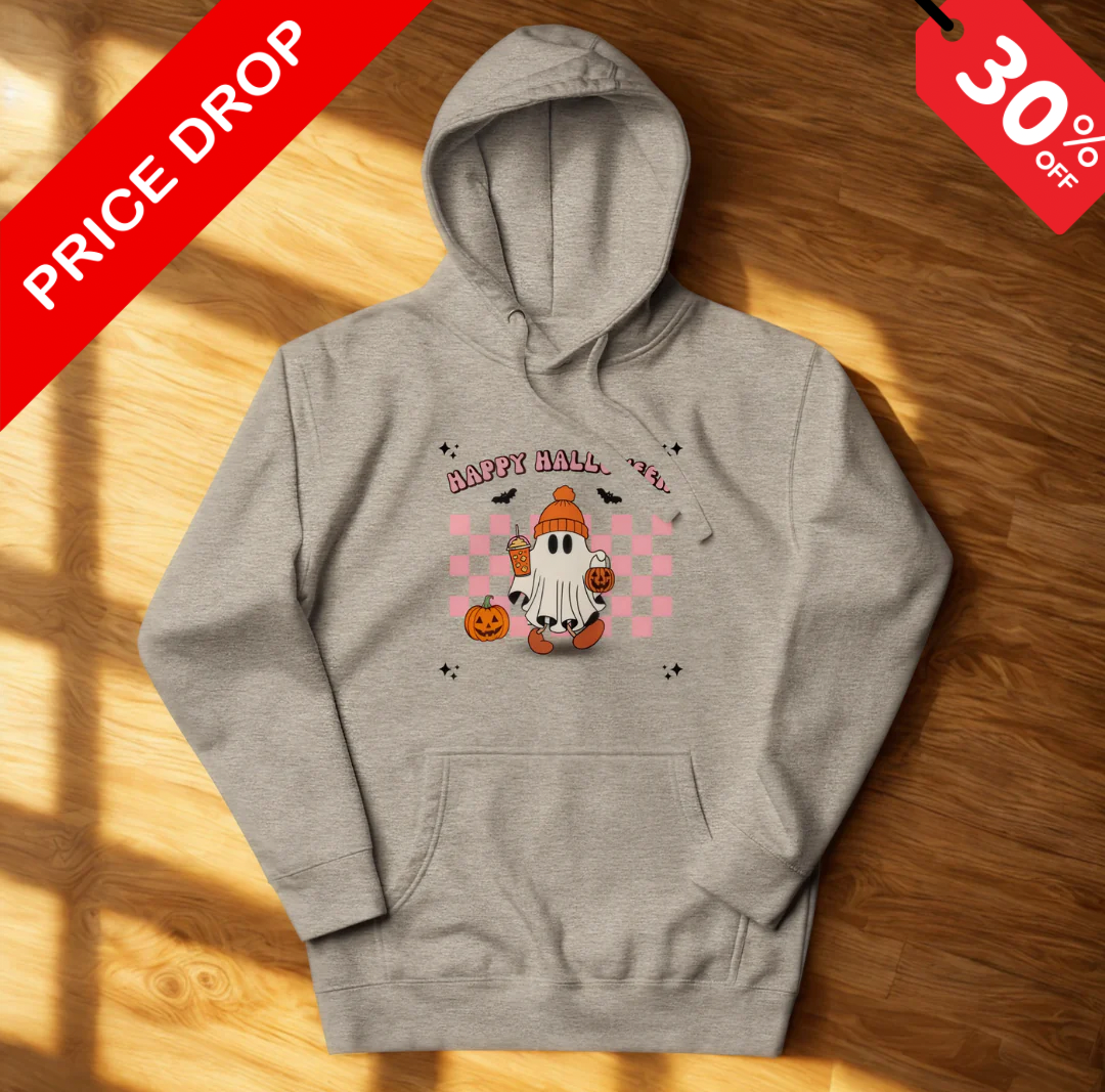 Checkered Ghost Hoodie
