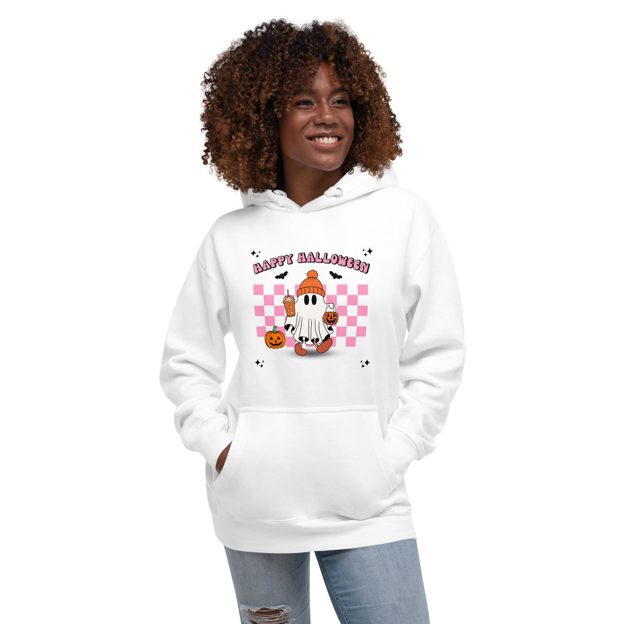 Checkered Ghost Hoodie