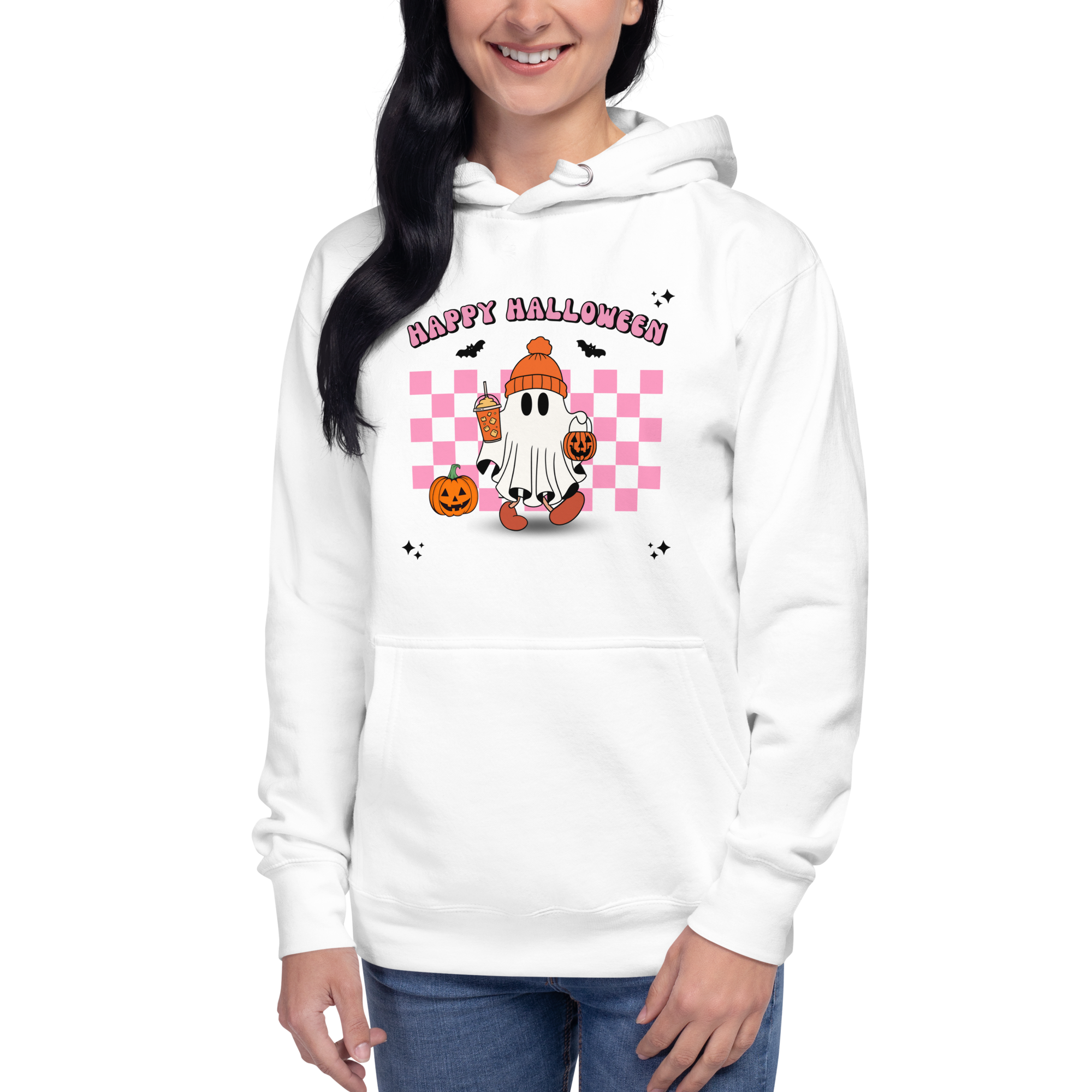 Checkered Ghost Hoodie